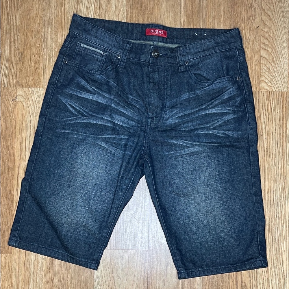 GUESS Men's Indigo Jean Shorts